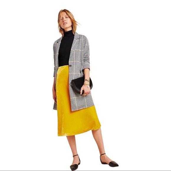 Maeve Dresses & Skirts - Maeve by Anthropologie Kelly Velvet Midi Skirt